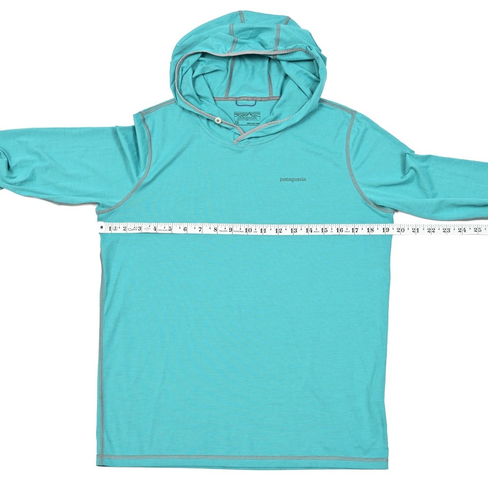 Patagonia Mens Pullover Tropic Comfort Hoodie II Aqua Moisture Wicking XS - Picture 3 of 8